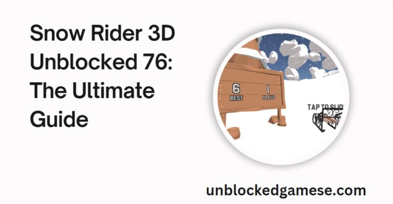 snow rider 3d unblocked 76