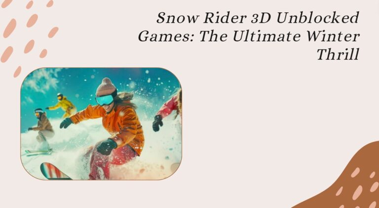 snow rider 3d unblocked games