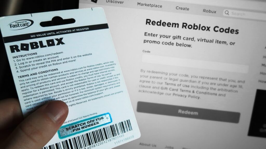 roblox gift card